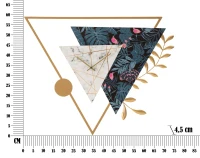 Mauro Ferretti Ceas De Perete Triunghi cm 75X4,5X59(m-6)