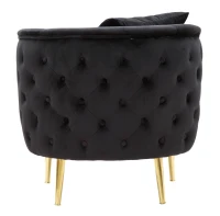 Mauro Ferretti Fotoliu Bucuresti Negru  76X74X71(m-3)