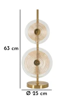 Mauro Ferretti Lampă De Masa Venetia cm Ø 25X63(m-6)