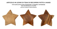 Mauro Ferretti Bintang Sculptura Teak cm Ø 19X5(m-7)