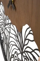 Mauro Ferretti Ceas De Perete Rotund Lemn/Frunze cm Ø 60X2(m-4)