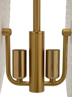 Mauro Ferretti Candelabr Sticla cm 35X18X80(m-5)