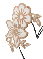 Mauro Ferretti Panou De Perete Fier/Lemn Inimă cm 50X2X45 Min 2(m-3)