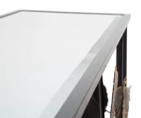 Mauro Ferretti Consola Cu Blat De Sticla Negru cm 111,8X41,9X80(m-7)