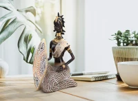 Mauro Ferretti  Scaun Tribal Masai cm 13,5X9X24,5(m-5)