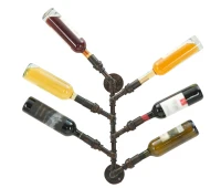 Mauro Ferretti Suport Pentru Sticle De Perete Manhattan 6 Locuri cm 27X15X55(m-3)