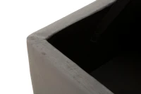 Mauro Ferretti Bancă Cu Contenitor Argintiu cm 112X42X50(m-7)