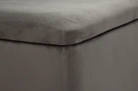 Mauro Ferretti Bancă Cu Contenitor Argintiu cm 112X42X50(m-8)