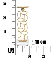 Mauro Ferretti  Suport Lumanare Bubbles cm 10X10X27(m-8)