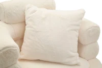 Mauro Ferretti Fotoliu Soffy Plus Cu Perna Alb cm 78X68X85(m-6)