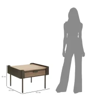 Mauro Ferretti Masa Cafea Toronto cm 60X60X41(m-8)