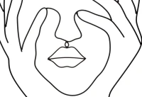 Mauro Ferretti Decoratie De Perete Simply Face cm 50,5X1,3X61(m-2)