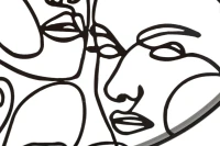 Mauro Ferretti Ceas De Perete  Faces cm Ø50X3,5(m-3)