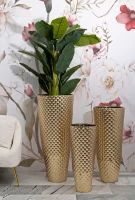 Mauro Ferretti Suport Vaze Glasy, Set 3 Bucăți, Dimensiuni: cm Ø 48X110-40X93-33X77(m-7)