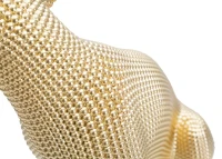 Mauro Ferretti Statueta Leopard Aurii cm 23X15,5X29(m-4)