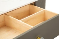 Mauro Ferretti Masă De Camera Cu Taburet Gri cm 120X40X75 (Dimensiune Taburet Ø36X39)(m-8)