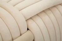 Mauro Ferretti bancă Softy Crem, Dimensiuni: 90X45X45 cm.(m-5)