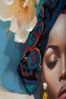 Mauro Ferretti  Pictura Pe Pânză Cu Rama Ayda -B- cm 72X4,5X102(m-3)