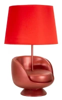 Mauro Ferretti Lampă Pentru Noptieră Midcentury Rosie cm Ø 26X43(m-2)