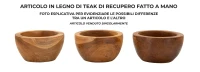 Mauro Ferretti Golitor Buzunare Simple Teak cm Ø 15X9,5(m-5)