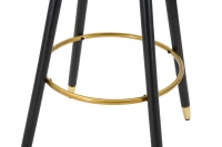 Mauro Ferretti Taburet De Bar Praga Negru cm 55X56X104(m-5)