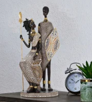 Mauro Ferretti Familia Tribala Masai cm 16,5X11,5X38(m-5)