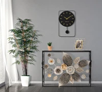 Mauro Ferretti Consola Cu Blat De Sticla Negru cm 111,8X41,9X80(m-8)