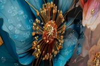 Mauro Ferretti Pictura Pe Pânza Lacuita Narcy -A- Cu Rama cm 82X4X82(m-3)