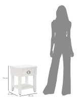 Mauro Ferretti Noptieră Shine cm 45X40X54(m-9)