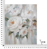 Mauro Ferretti Pictura Pe Pânză Floare Crem cm 80X3,7X100(m-6)