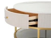 Mauro Ferretti Masuta De Cafea Montpellier, cm Ø 75X36(m-3)