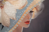 Mauro Ferretti Pictura Pe Pânza Lacuita Pălăria Wien -A- Cu Cadru cm 62X4X92(m-2)