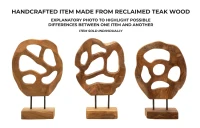 Mauro Ferretti Sculptura Lubang Tec cm 25X10X38(m-7)