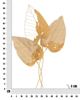 Mauro Ferretti Decoratie Perete Frunză De Toamnă Aurie cm 53X4X84,5(m-6)