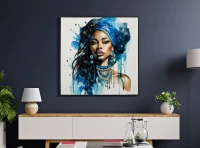 Mauro Ferretti Pictura Pe Pânza Lacuita Cadru cm 82X4X82(m-6)