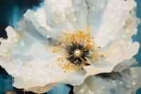 Mauro Ferretti Pictura De Perete Lăcut Cu Rama Albastru cm 42X3,5X62(m-2)