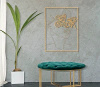 Mauro Ferretti Panou De Perete Fier Gold Face cm 60X1X80(m-5)