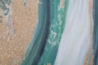 Mauro Ferretti Pictura Pe Pânză Verde cm 80X2,8X100(m-4)