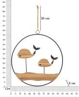 Mauro Ferretti Panou De Perete Balene cm 56X2X60(m-6)