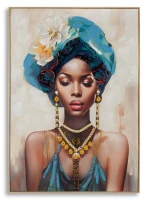 Mauro Ferretti  Pictura Pe Pânză Cu Rama Ayda -B- cm 72X4,5X102(m-1)