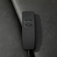 HOMCOM Riser and Recliner Chair for the Elderly, PU Leather Upholstered Lift Chair for Living Room with Remote Control, Side Pockets, Charcoal Grey(m-8)