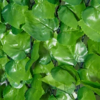 Outsunny Vedação Artificial em Rolo 3m Vedação de Privacidade para Balcão Jardim Exterior Planta Decorativa de Parede PE Verde(m-7)