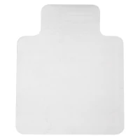 HOMCOM Office Chair Mat for Carpeted and Hard Floor, 90 x 120 cm Clear Computer Desk Chair Mat, BPA and Phthalate Free, Non-Slip Floor Protector for Home Office(m-1)