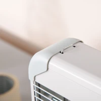 Outsunny Lâmpada Anti-mosquito Elétrica com Luz Ultravioleta 20W com 2 Tubos LED Área de Ação 60m² 39x7.5x26.5 cm Branco(m-8)