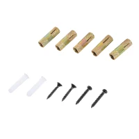 HOMCOM Kit de acessórios para porta de correr deslizante Conjunto de Trilhos de aço carbono 200x4x0.6cm(m-9)