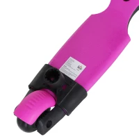 HOMCOM Adjustable Kids Toddler Scooter, with Removable Seat, Back Handle, Pink(m-8)