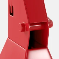 HOMCOM Set de 2 Suporturi pentru Mașină cu Înălțime de Ridicare Reglabilă, 27x24x38,5-60 cm, Roșu(m-9)