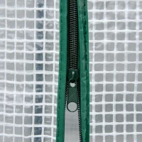 Outsunny Hochbeet, aufrollbare Folienabdeckung, Naturholzrahmen, Stoffauskleidung, Drainageöffnungen, 121 x 55 x 117cm(m-11)