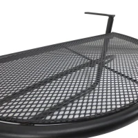 Outsunny Balkonhängetisch Hängetisch Gartentisch höhenverstellbar halbrund Ø30 cm Terrasse Metall Weiß L60 x B45 x H50 cm(m-9)