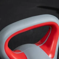 SPORTNOW Kettlebell, 14kg Kettle Bells with Handle for Home Gym Weight Lifting and Strength Training, Red and Grey(m-9)